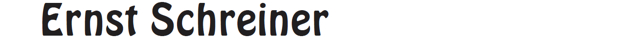 Ernst Schreiner